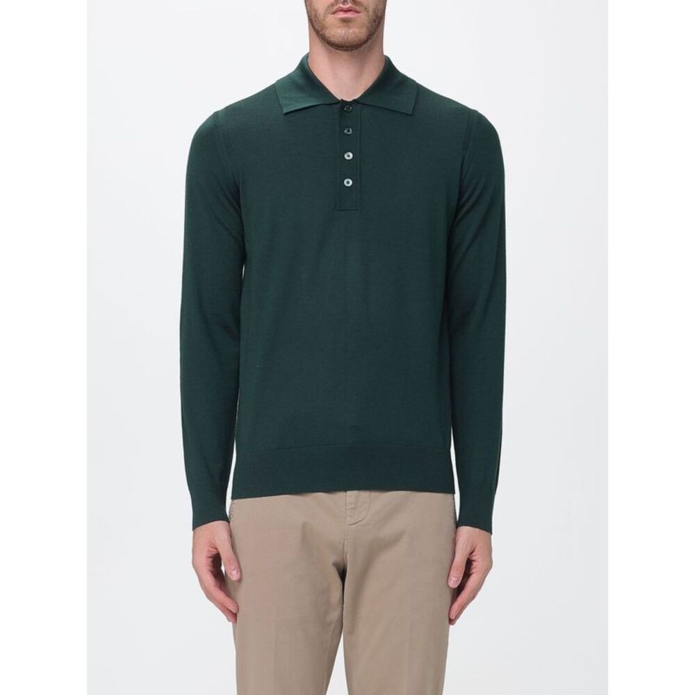 Paolo Pecora Men High-Neck Wool Zip Cardigan Paolo Pecora